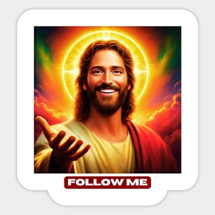 Follow me Sticker